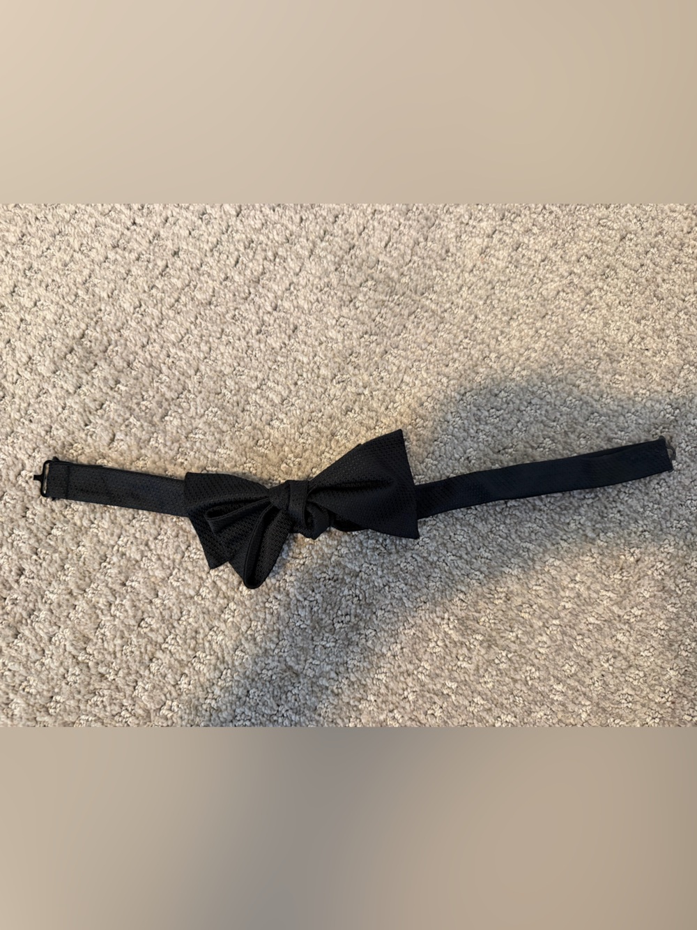 Classic Black Bow Tie - Elegant Men's Formal Accessory